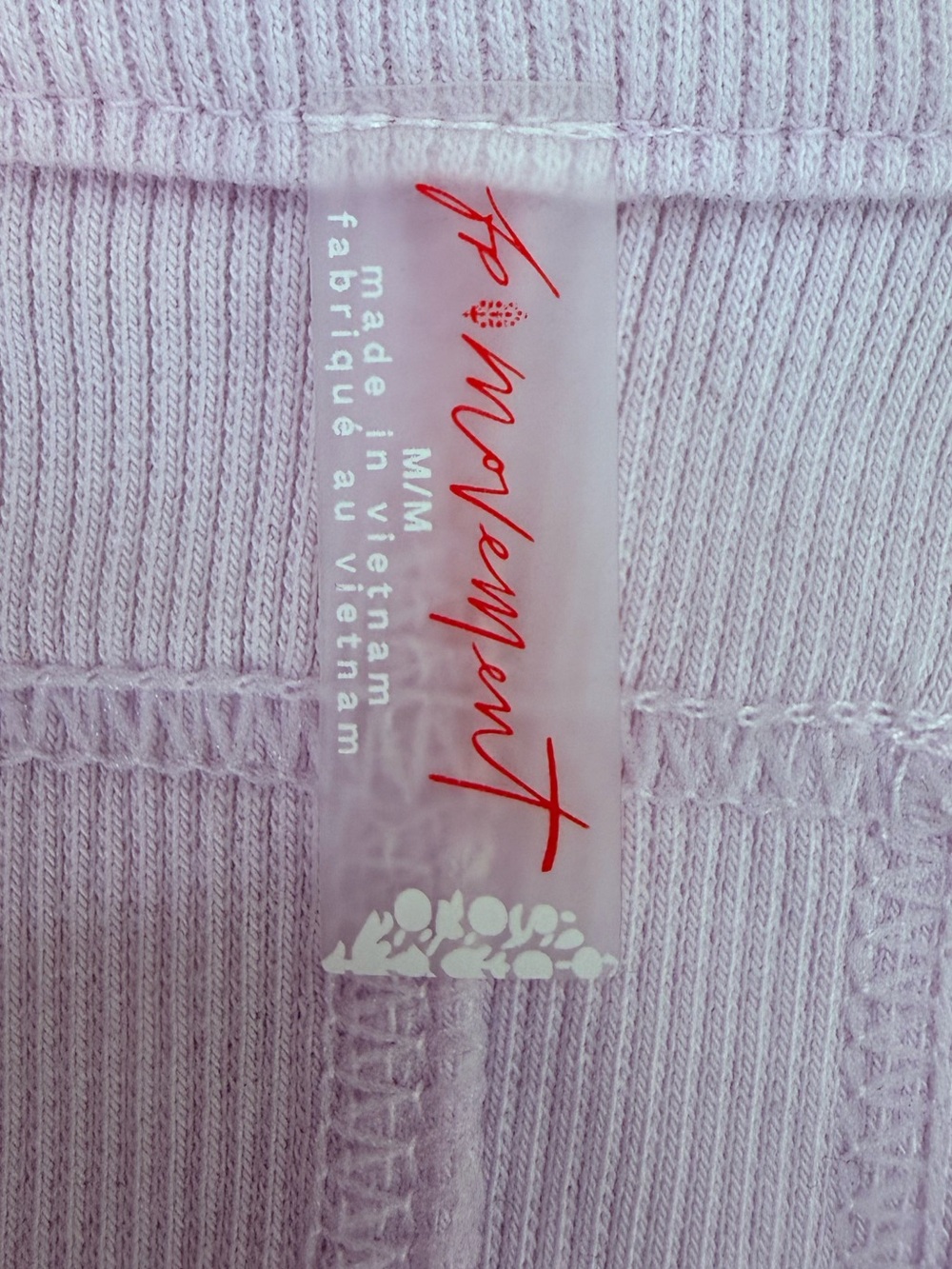 Free People Movement | Ribbed Henley Long Sleeve Top | Lavender | Medium - Picture 4 of 10